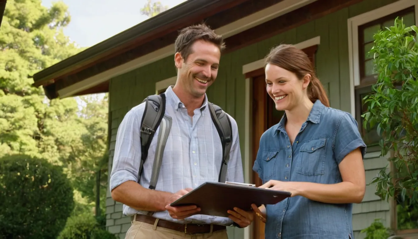 Homeowner reviewing a written tree removal quote with a provider in the Lakewood area